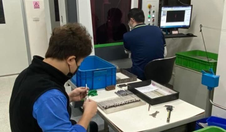 Laser cutting tube processing